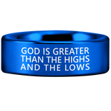 Romans 8:39 Tungsten Carbide Ring