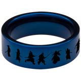 Samurai Tungsten Carbide Ring