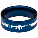 Think Twice Tungsten Carbide Ring