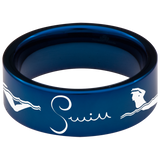 Swimming Tungsten Carbide Ring