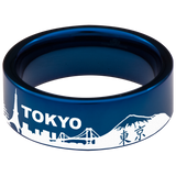 Tokyo Skyline Tungsten Carbide Ring