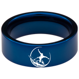 Surfer Tungsten Carbide Ring