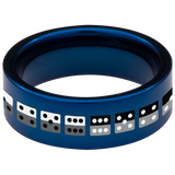 Dice Tungsten Carbide Ring