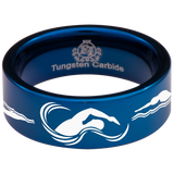 Swimming Tungsten Carbide Ring