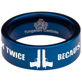 Think Twice Tungsten Carbide Ring