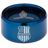 Blue Lives Matter Police Tungsten Carbide Ring