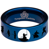 Samurai Tungsten Carbide Ring