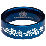 Magnolia Tungsten Carbide Ring
