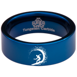 Surfer Tungsten Carbide Ring