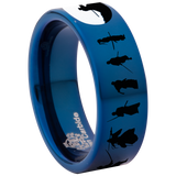 Samurai Tungsten Carbide Ring