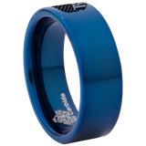 Spartan Helmet American Flag Tungsten Carbide Ring