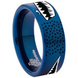 Shark Tooth Tungsten Carbide Ring