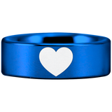 I Heart Tungsten Carbide Ring