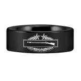 Combat Infantry Badge 3rd Award Tungsten Carbide Ring