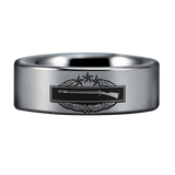 Combat Infantry Badge 4th Award Tungsten Carbide Ring