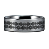 Celtic Wolf Tungsten Carbide Ring