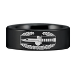 Combat Action Badge Tungsten Carbide Ring