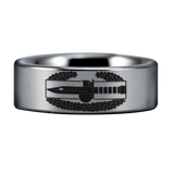 Combat Action Badge Tungsten Carbide Ring