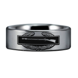 Combat Infantry Badge Tungsten Carbide Ring