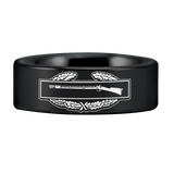 Combat Infantry Badge Tungsten Carbide Ring