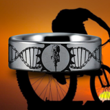 Cycler for Life Tungsten Carbide Ring