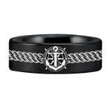 Sailor Tungsten Carbide Ring
