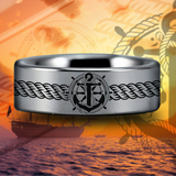 Sailor Tungsten Carbide Ring