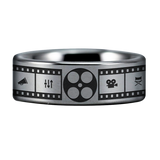 Movie Lover's Tungsten Carbide Ring