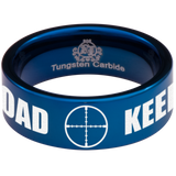 Keep Calm and Reload Tungsten Carbide Ring