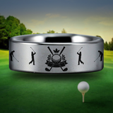Golfer's Tungsten Carbide Ring