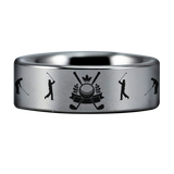 Golfer's Tungsten Carbide Ring