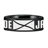 Jamaican Pride Tungsten Carbide Ring