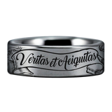 Lawyer Tungsten Carbide Ring