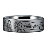 Lawyer Tungsten Carbide Ring