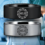 Medical Lab Scientist MLS Tungsten Carbide Ring