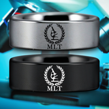 Medical Lab Technician MLT Tungsten Carbide Ring