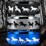 Equestrian Tungsten Carbide Ring