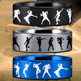 Dance Style 2 Tungsten Carbide Ring