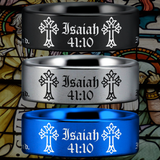 Isaiah 41:10 Tungsten Carbide Ring