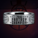 Fantasy Basketball Champion 2016 Tungsten Carbide Ring