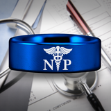 Nurse Practitioner Tungsten Carbide Ring