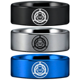 Seal of Solomon Tungsten Carbide Ring