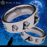 Werewolf Transformation Tungsten Carbide Ring