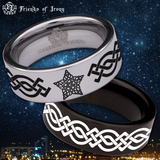 Celtic Star Tungsten Carbide Ring