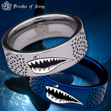 Shark Tooth Tungsten Carbide Ring