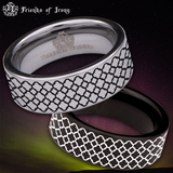 Quatrefoil Tungsten Carbide Ring