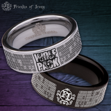 Friends of Irony FOI Wolf Pack Style 2 Tungsten Carbide Ring