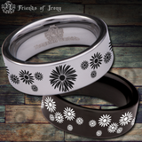 Daisy Tungsten Carbide Ring