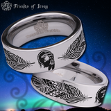 Native American Eagle Tungsten Carbide Ring