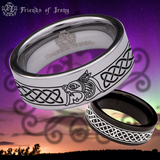 Celtic Dragon Style 2 Tungsten Carbide Ring
